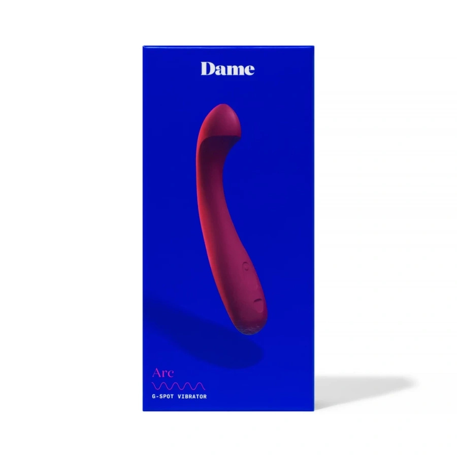 Dame Arc Berry – wibrator zakrzywiony, silikonowy, wodoodporny