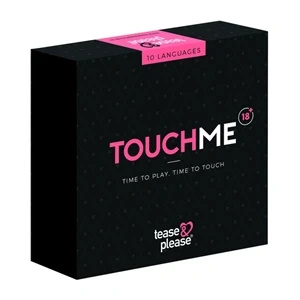 XXXME TOUCHME Time to Play zestaw dla par: masażer, opaska na oczy, piórko, 15 x 15 cm