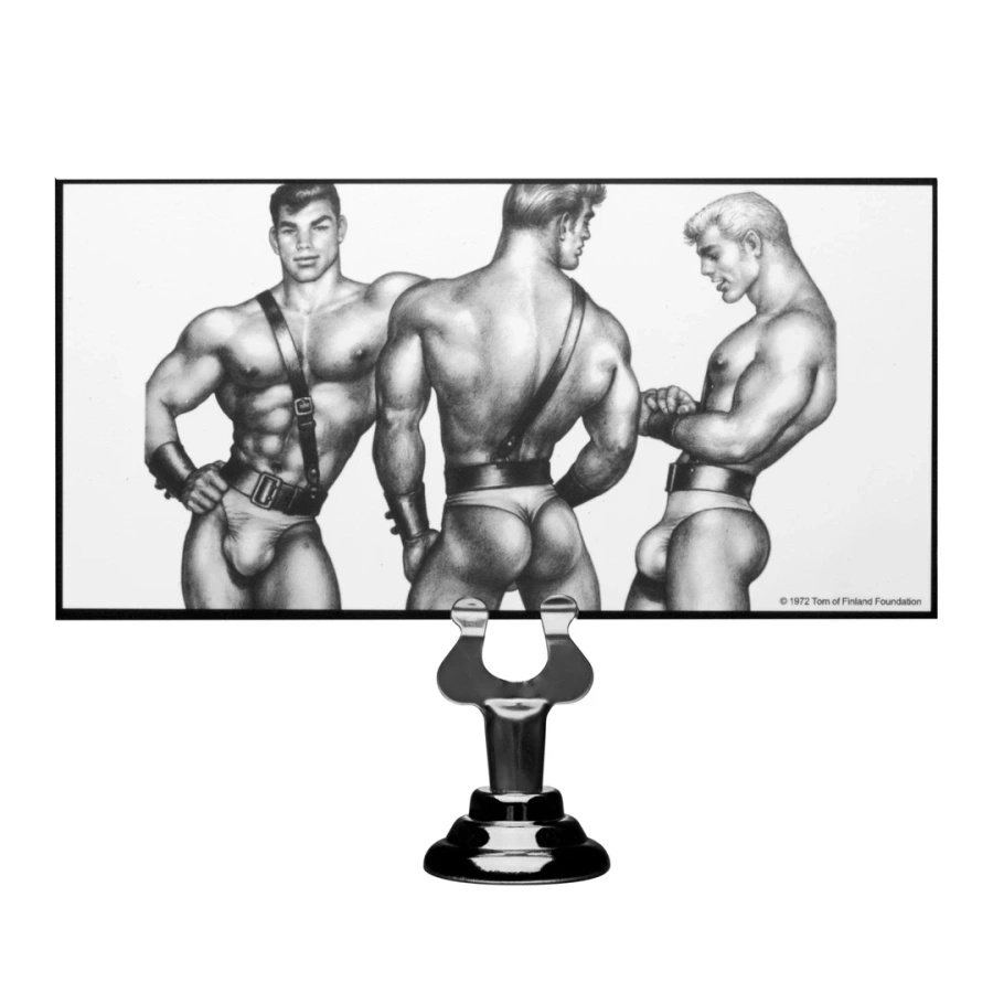 XR Brands Tom of Finland korek analny silikonowy z przyssawką, rozmiar M