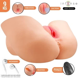 Intense Deep Touch Julia – masturbator z podgrzewaniem, ssaniem i pilotem, 9 kg