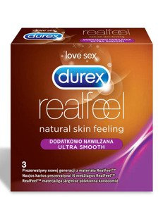 Real Feel Ultra Smooth - dodatkowo nawilżane (3 szt.)