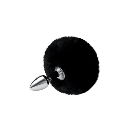 Korek Analny Królik Fluffy Bunny Metal Plug Pink Tail Whipsmart