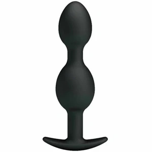 Pretty Love kulki analne silikonowe 12,5 cm, czarne
