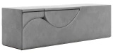 Liberator Aria Flip Chaise Grey – szezlong tapicerowany, regulowany, szary
