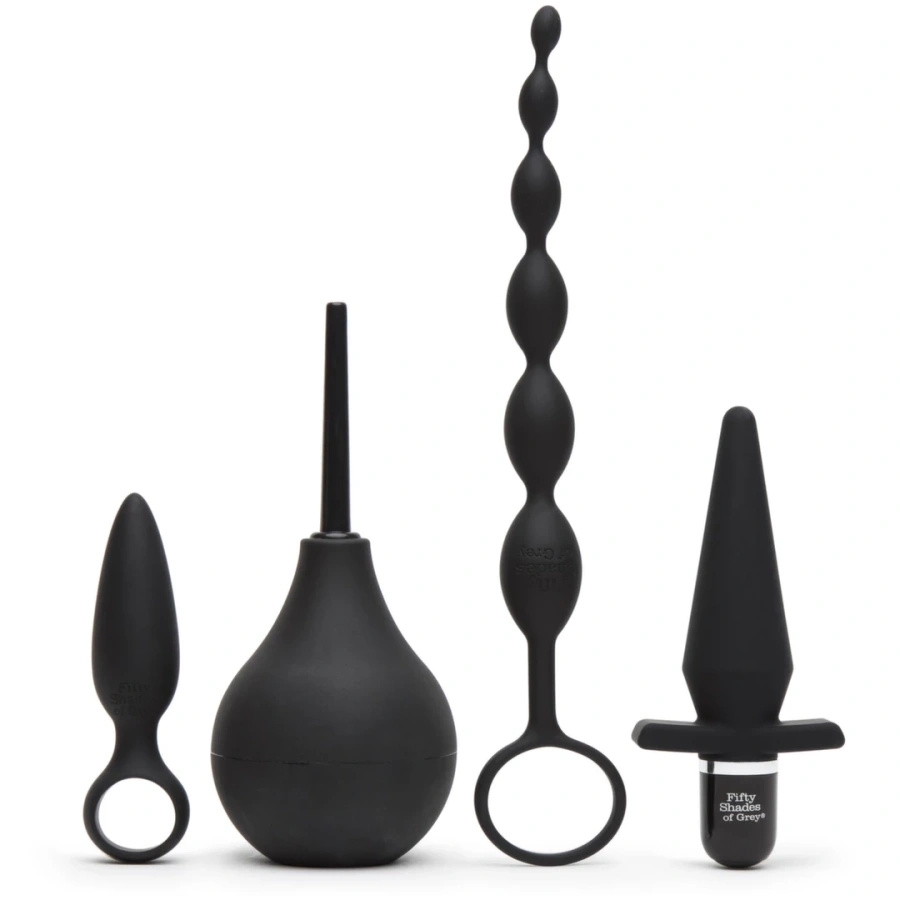 Fifty Shades of Grey Pleasure Overload Starter Kit – zestaw 4-elementowy, czarny