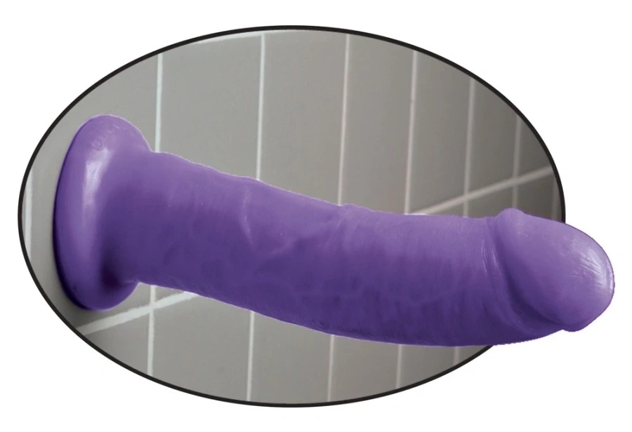 Pipedream Dillio dildo anatomiczne z przyssawką 21,6 cm, fioletowe