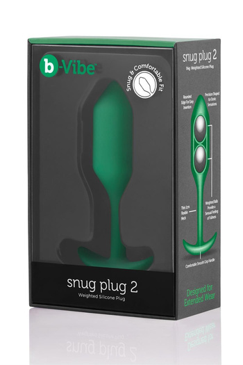 Korek analny Snug Plug 2 Green b-Vibe