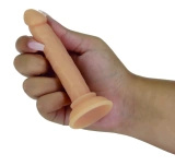 Addiction Tino 13 cm – dildo silikonowe z przyssawką i miniwibratorem w zestawie