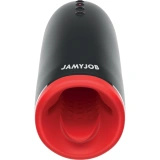 Jamyjob Spin-X masturbator z rotacją i podgrzewaniem, silikon, ładowalny
