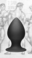 XR Brands Tom of Finland korek analny silikonowy z przyssawką, rozmiar M