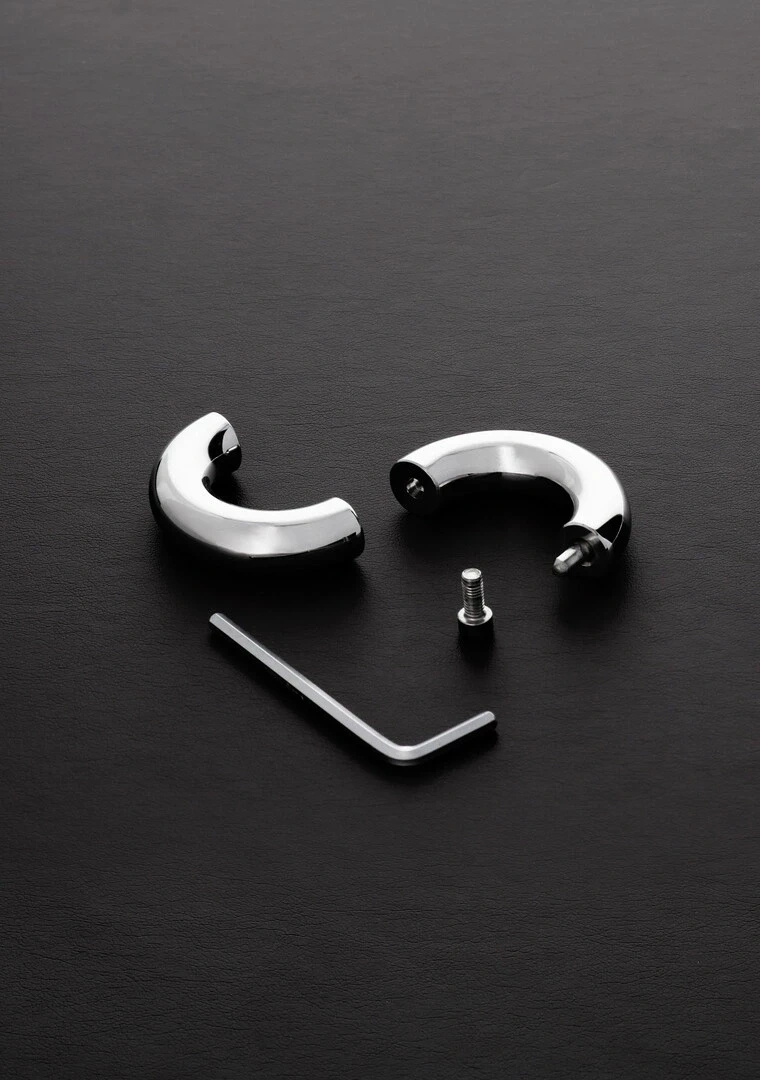 Steel magnetyczny pierścień dwuczęściowy 1,5 cm, stal nierdzewna