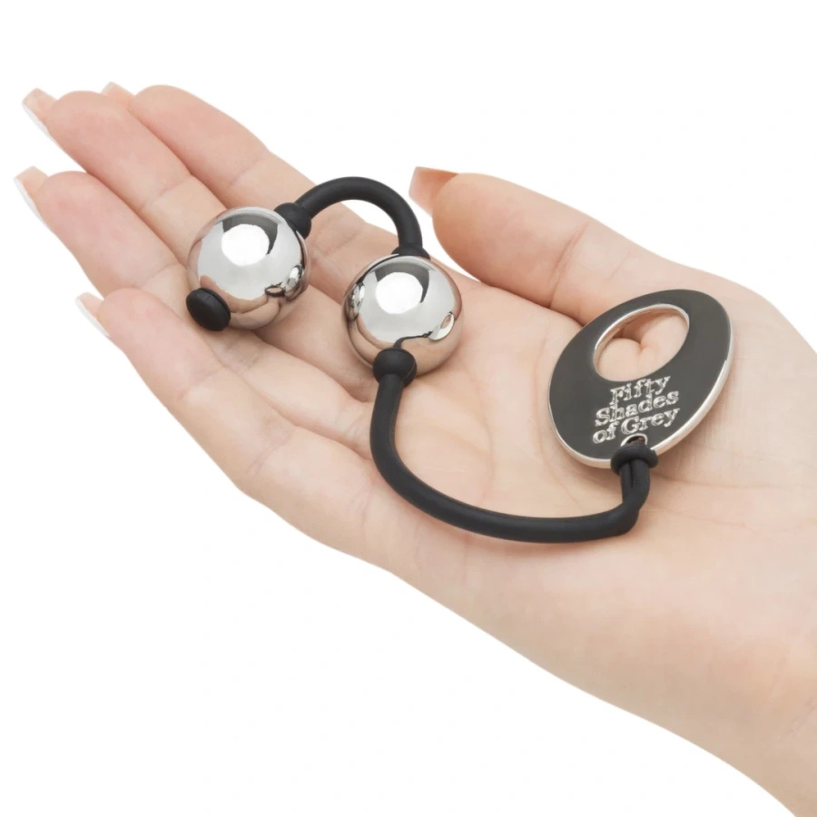 Fifty Shades of Grey Inner Goddess Mini – kulki gejszy, czarno-srebrne, 85 g