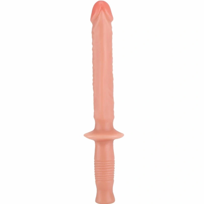 GET REAL Manhandler 38 cm – realistyczne dildo z uchwytem, cieliste