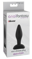 Pipedream Anal Fantasy mini korek analny silikonowy 7,5 cm, czarny