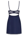 Drimera babydoll i stringi niebieskie Obsessive