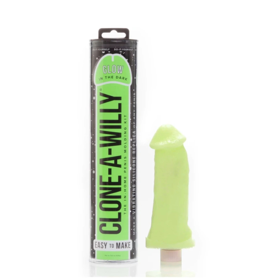 Clone A Willy Kit – zestaw do odlewu, świecący w ciemności, zielony