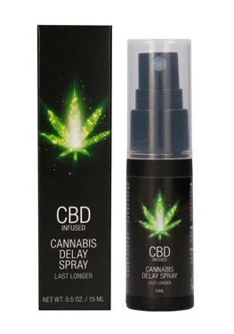 Pharmquests Shots CBD Delay Spray z olejem konopnym 15 ml