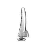 Dildo King Cock Clear With Balls Pipedream