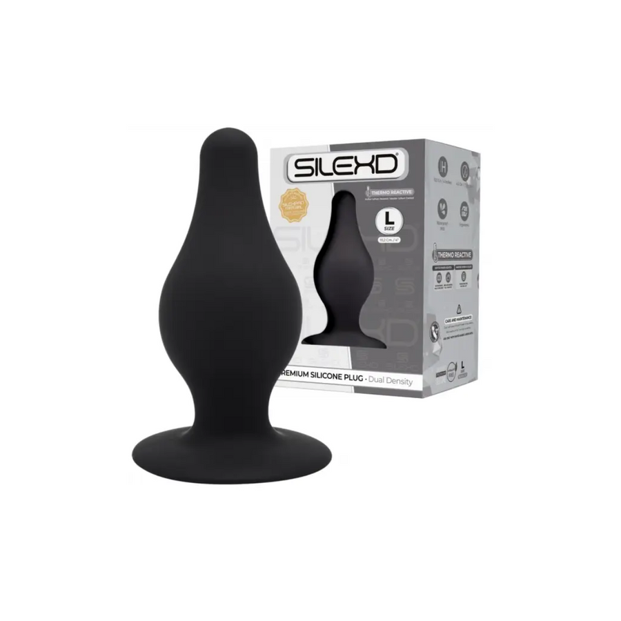Korek Analny Plug Model 2 Black Silexd