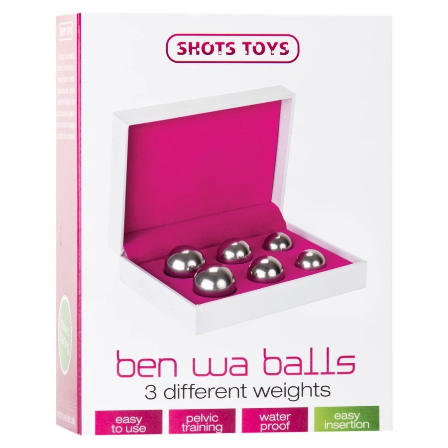Shots Toys zestaw 3 kulek gejszy o różnej wadze