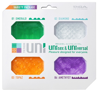 Zestaw Masturbatorów Uni Variety Pack Tenga