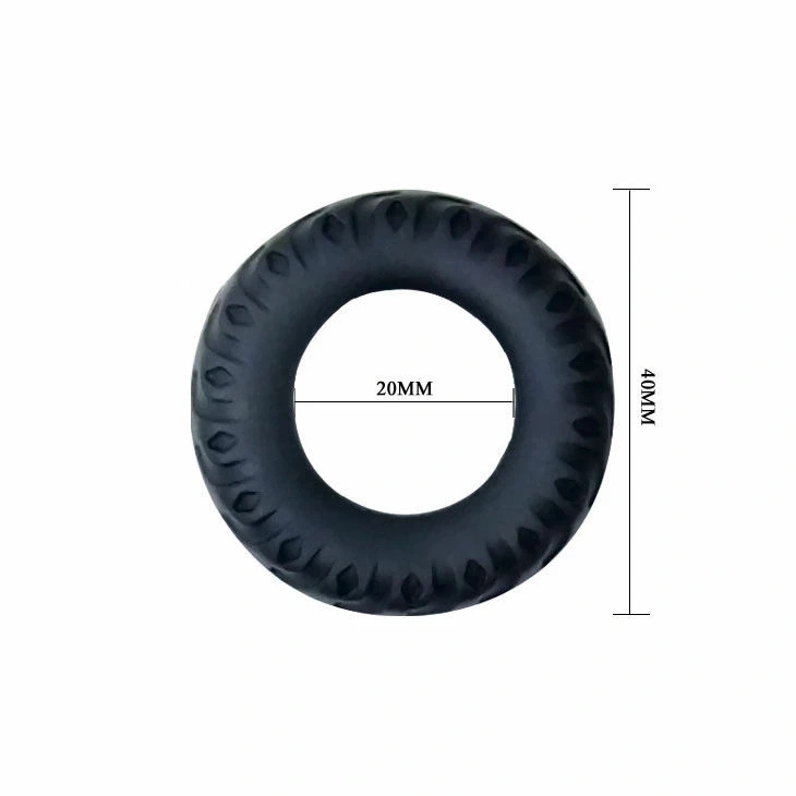 Baile Titan Ring czarno-zielony silikonowy pierścień 2 cm