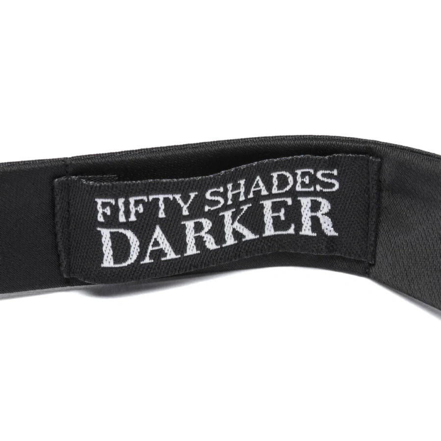 Fifty Shades of Grey Darker His Rules szarfa-muszka 2w1, czarna 100 cm