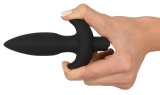Black Velvets model 13 cm – kompaktowy korek analny z wibracją i uchwytem