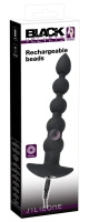 Black Velvets model 60383 – silikonowy korek analny z wibracją, czarny