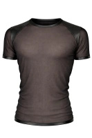 T-shirt Z Siateczki Z Panelami Wetlook Na Plecach Jonas Czarny Regnes