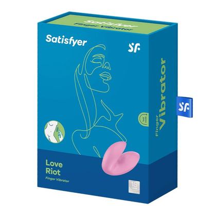 Wibrator na palec Love Riot pink Satisfyer