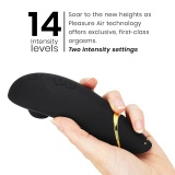 Womanizer Premium 2 czarny – intuicyjny stymulator powietrzny, 14 trybów