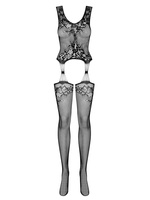 F221 bodystocking czarne – uchyla rąbka tajemnicy Obsessive