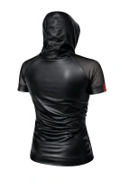 T-shirt Z Kapturem Wetlook Z Rękawami Z Siateczki Solar Czarny Regnes