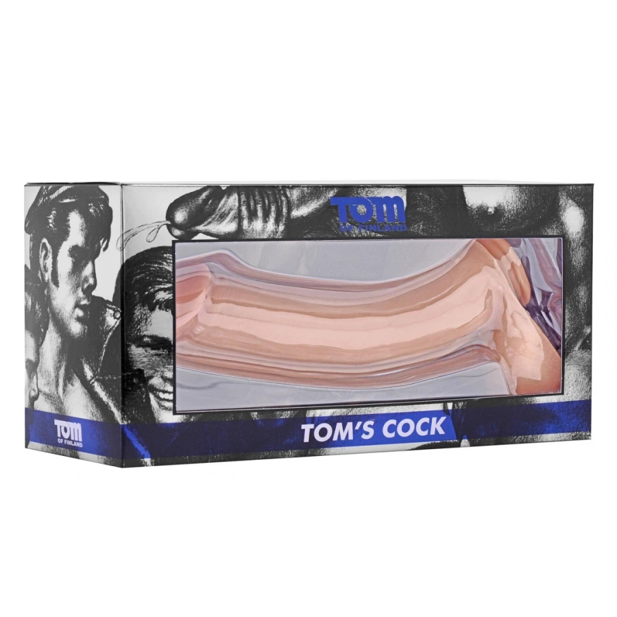 XR Brands Tom of Finland Tom's Cock realistyczne dildo z jądrami i przyssawką, 36 cm