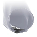 Black and Silver Panty Model – wibrator do bielizny z pilotem, silikonowy, czarny
