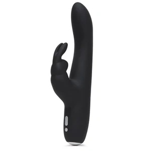 Fifty Shades of Grey Greedy Girl Slimline Rabbit wibrator króliczek ładowany USB, czarny