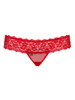 Lacea stringi DWUPAK - czarne i czerwone Obsessive