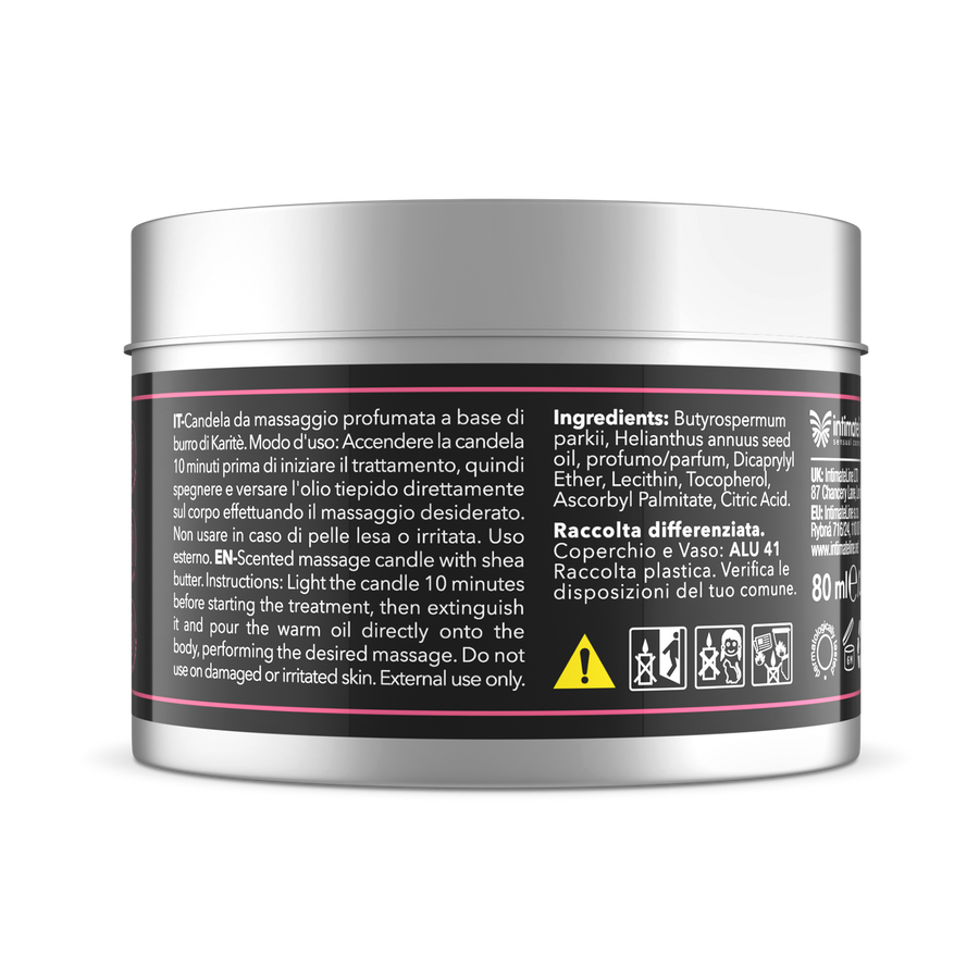 Luxuria Ardes Massage Candle Strawberry Grapes 80Ml IntimateLine