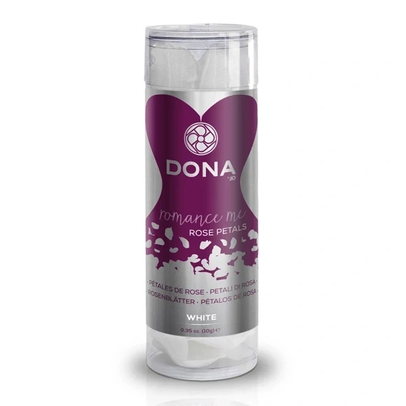 Dona Rose Petals White – dekoracyjne płatki róż, białe, tekstylne