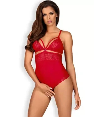838-TED body otwarte czerwone - Sodoma i Gomora Obsessive