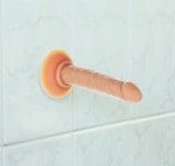 Addiction Tino 13 cm – dildo silikonowe z przyssawką i miniwibratorem w zestawie