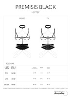 Uprząż Premisis Black S/M/L Premium Obsessive