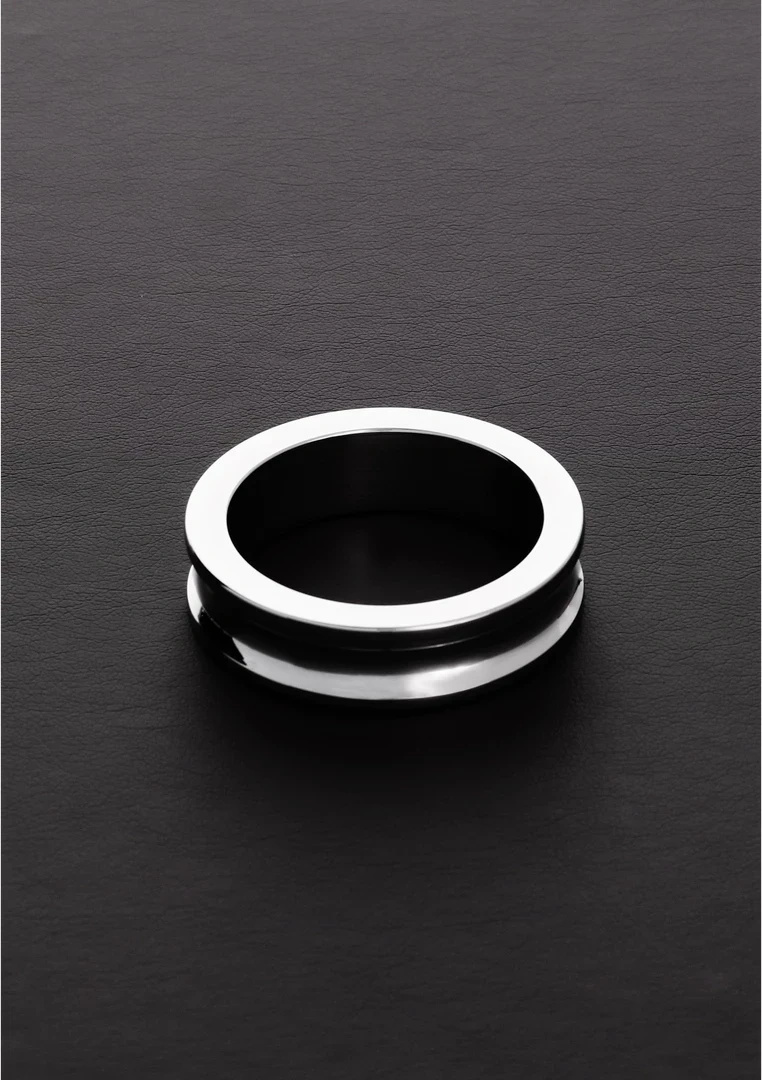 Steel pierścień stalowy 15 x 50 mm, zaokrąglone krawędzie