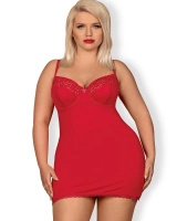 Jolierose koszulka i stringi czerwona - chica de la luna Obsessive