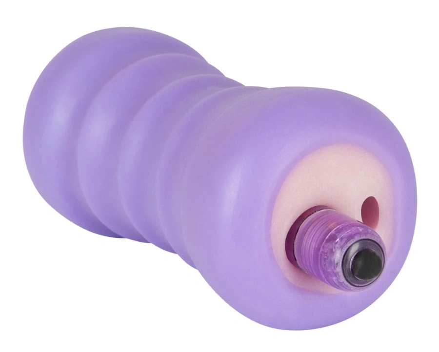 You2Toys Gina masturbator z wibracjami, fioletowy, 14 cm
