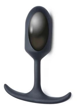 XR Brands Heavy Hitter Comfort Plug średni, korek analny silikonowy z obciążnikiem