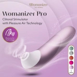 Womanizer Pro Lilac – masażer łechtaczki bezdotykowy, 11 poziomów intensywności