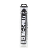 Clone-A-Willy Kit Black zestaw do tworzenia repliki z wibracją, czarny