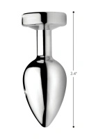 XR Brands LED Plug średni korek analny aluminiowy z podświetleniem